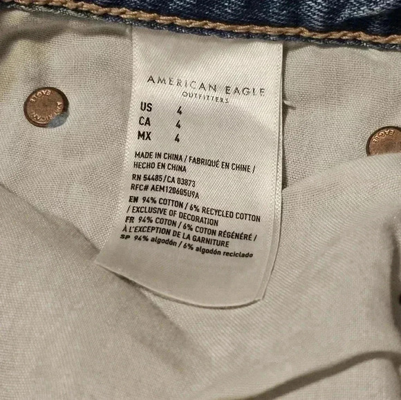 AMERICAN EAGLE TOMGIRL SHORT WOMEN'S SIZE 4 - Picture 5 of 6